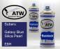 Preview: Subaru, Galaxy Blue Silica Pearl, E8H: 400ml Sprühdose + 400ml Klarlack - Set, von ATW Autoteile West.